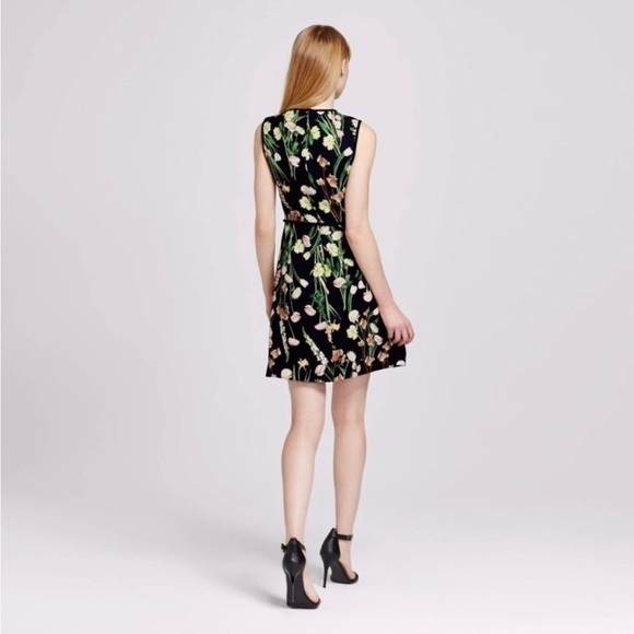 Victoria Beckham for Target Black Floral Dress Small NWT - Picture 5 of 14